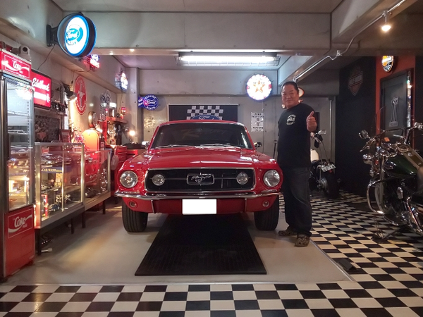 愛知県日進市　芝様　1967 Mustang Fastback