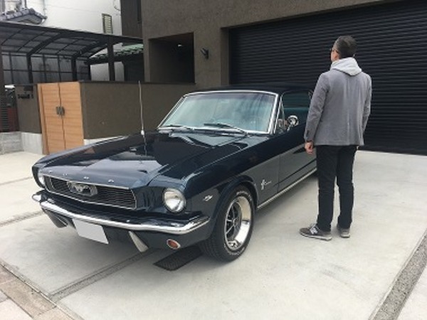 滋賀県彦根市　福永様　1966 Mustang Coupe