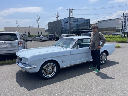 三重県津市　福田様　1966 Mustang Coupe