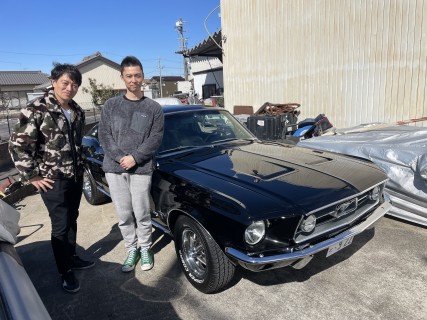 愛知県安城市 犬塚様 1967 Mustang Fastback