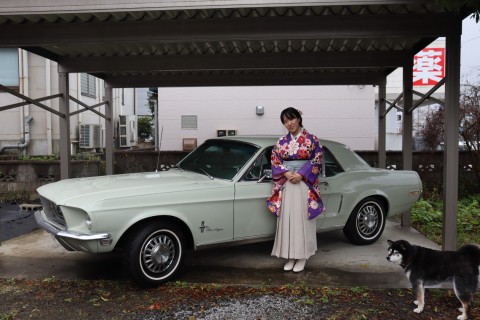 山梨県上野原市 志村様 1968 Mustang Coupe